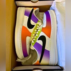 Nike Air Force 1 Low 07 Multi-color Gradient Casual Shoes